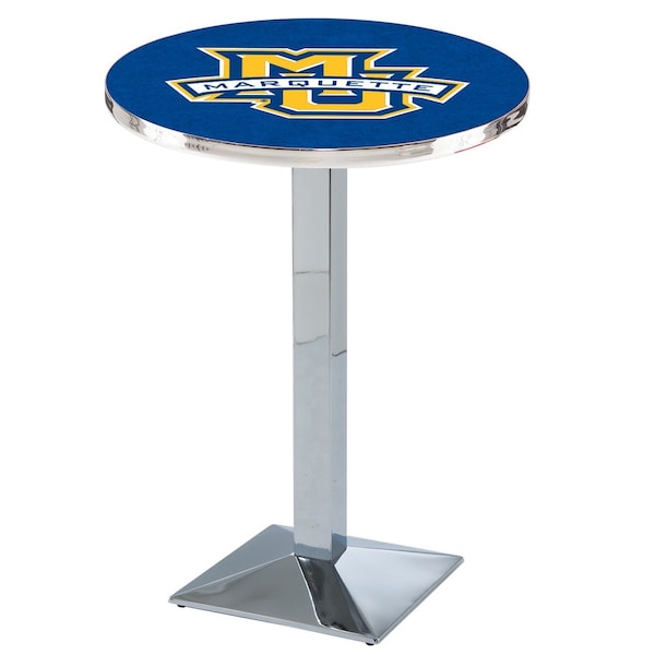 42" Chrome Marquette Pub Table